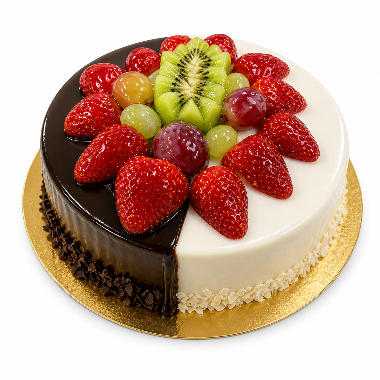 50/50 Fruit & Chocolate Cake